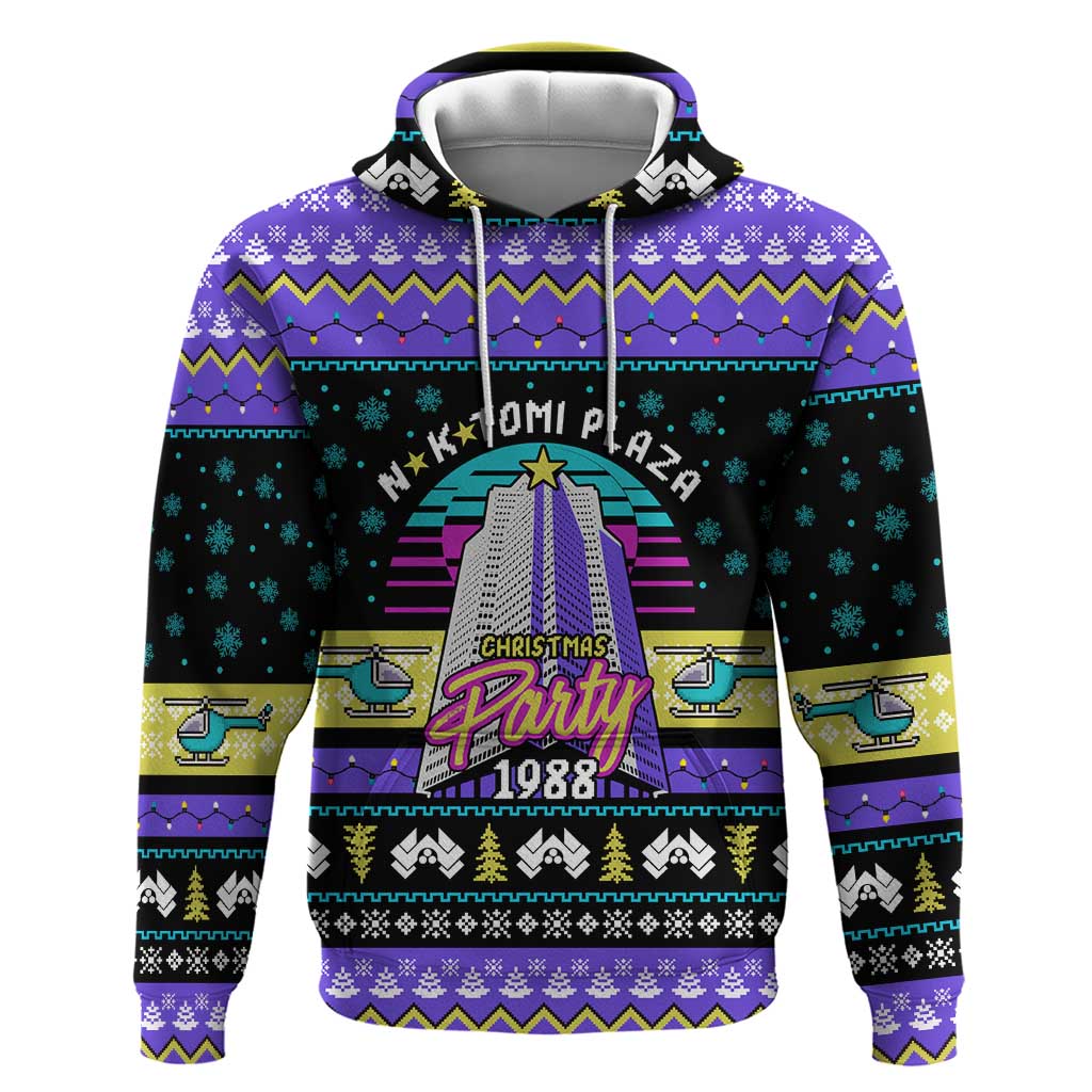 Christmas Party 1988 Nakatomi Plaza Hoodie Xmas Holiday Patterns - Wonder Print Shop