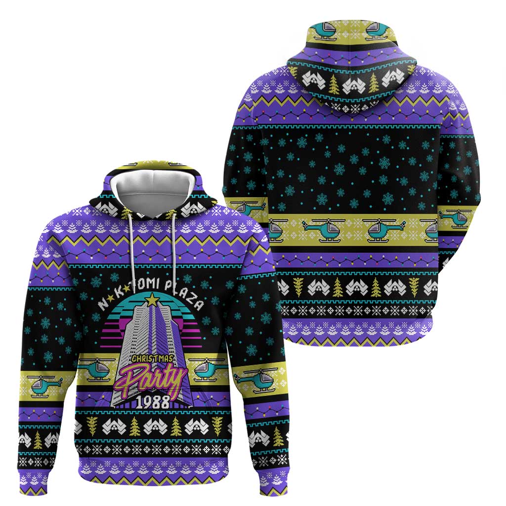 Christmas Party 1988 Nakatomi Plaza Hoodie Xmas Holiday Patterns - Wonder Print Shop