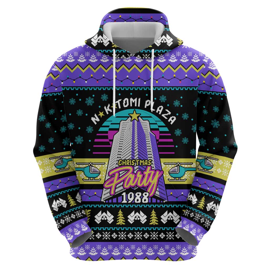 Christmas Party 1988 Nakatomi Plaza Hoodie Xmas Holiday Patterns - Wonder Print Shop
