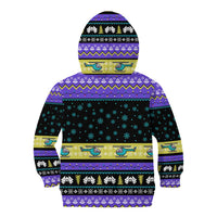 Christmas Party 1988 Nakatomi Plaza Kid Hoodie Xmas Holiday Patterns - Wonder Print Shop