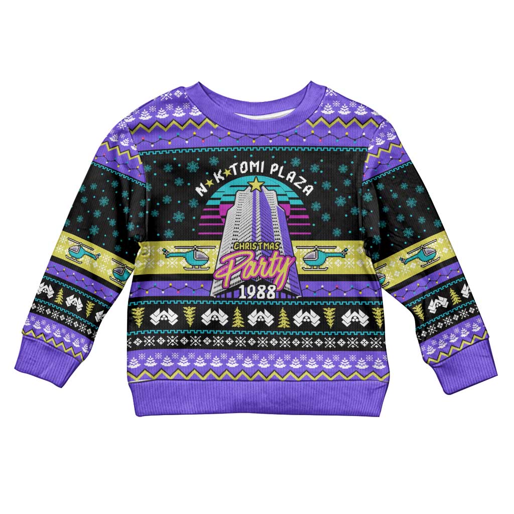 Christmas Party 1988 Nakatomi Plaza Kid Ugly Christmas Sweater Xmas Holiday Patterns - Wonder Print Shop