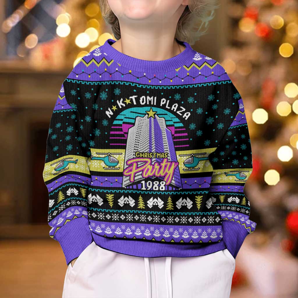 Christmas Party 1988 Nakatomi Plaza Kid Ugly Christmas Sweater Xmas Holiday Patterns - Wonder Print Shop