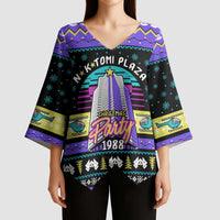 Christmas Party 1988 Nakatomi Plaza Kimono Sleeve Blouse Xmas Holiday Patterns - Wonder Print Shop
