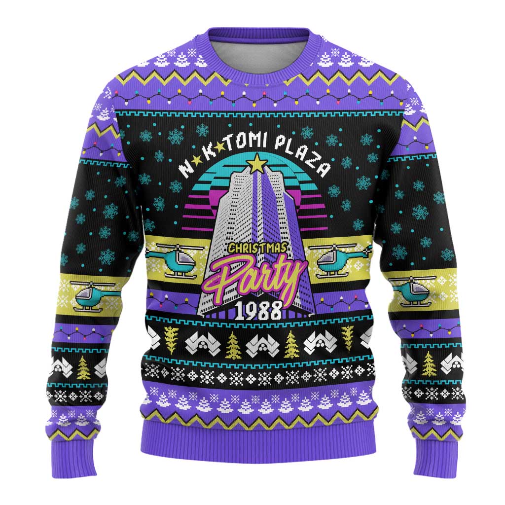Christmas Party 1988 Nakatomi Plaza Ugly Christmas Sweater Xmas Holiday Patterns - Wonder Print Shop