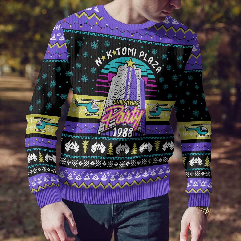 Christmas Party 1988 Nakatomi Plaza Ugly Christmas Sweater Xmas Holiday Patterns - Wonder Print Shop