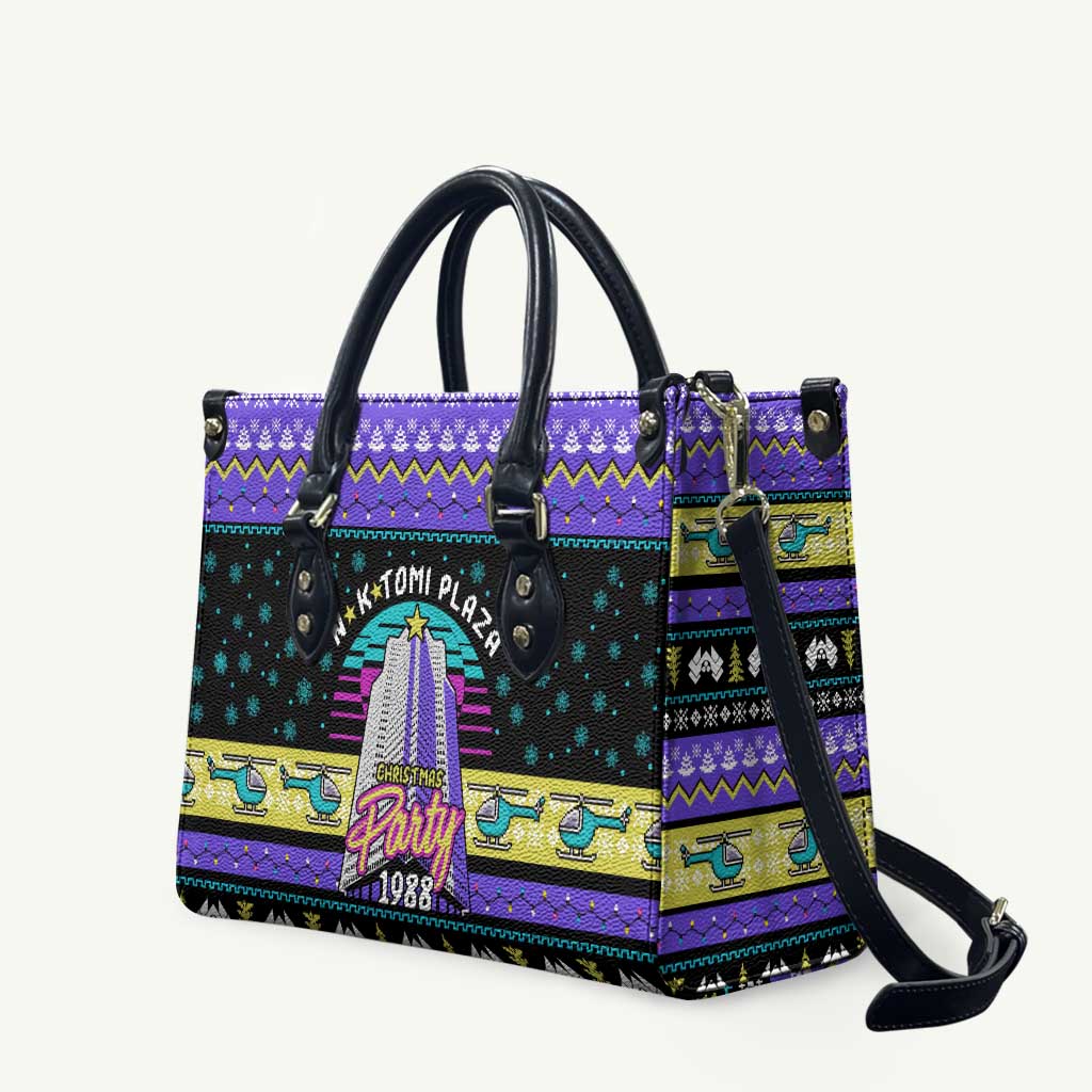 Christmas Party 1988 Nakatomi Plaza Leather Bag Xmas Holiday Patterns - Wonder Print Shop