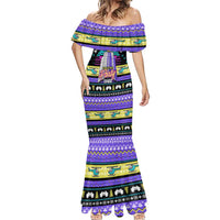 Christmas Party 1988 Nakatomi Plaza Mermaid Dress Xmas Holiday Patterns - Wonder Print Shop