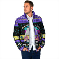 Christmas Party 1988 Nakatomi Plaza Padded Jacket Xmas Holiday Patterns - Wonder Print Shop