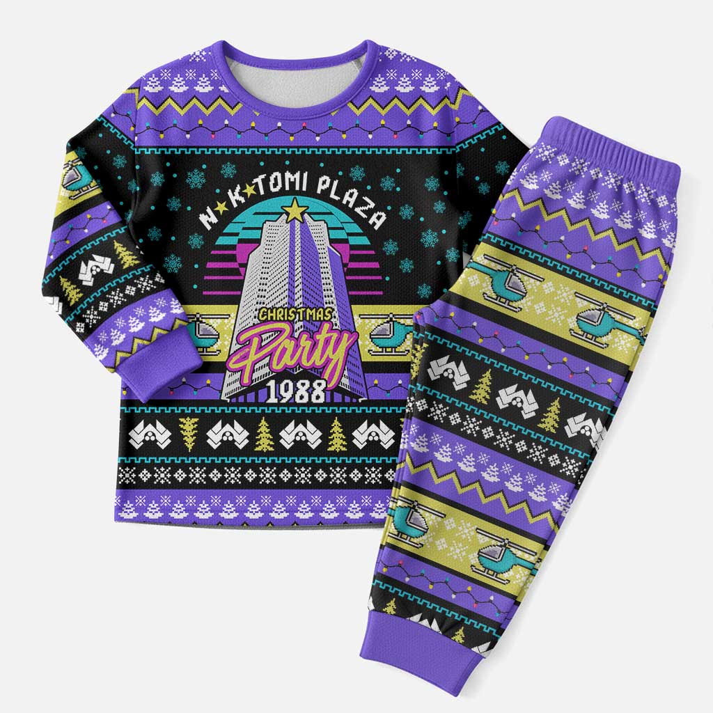 Christmas Party 1988 Nakatomi Plaza Christmas Pajama Set Xmas Holiday Patterns - Wonder Print Shop