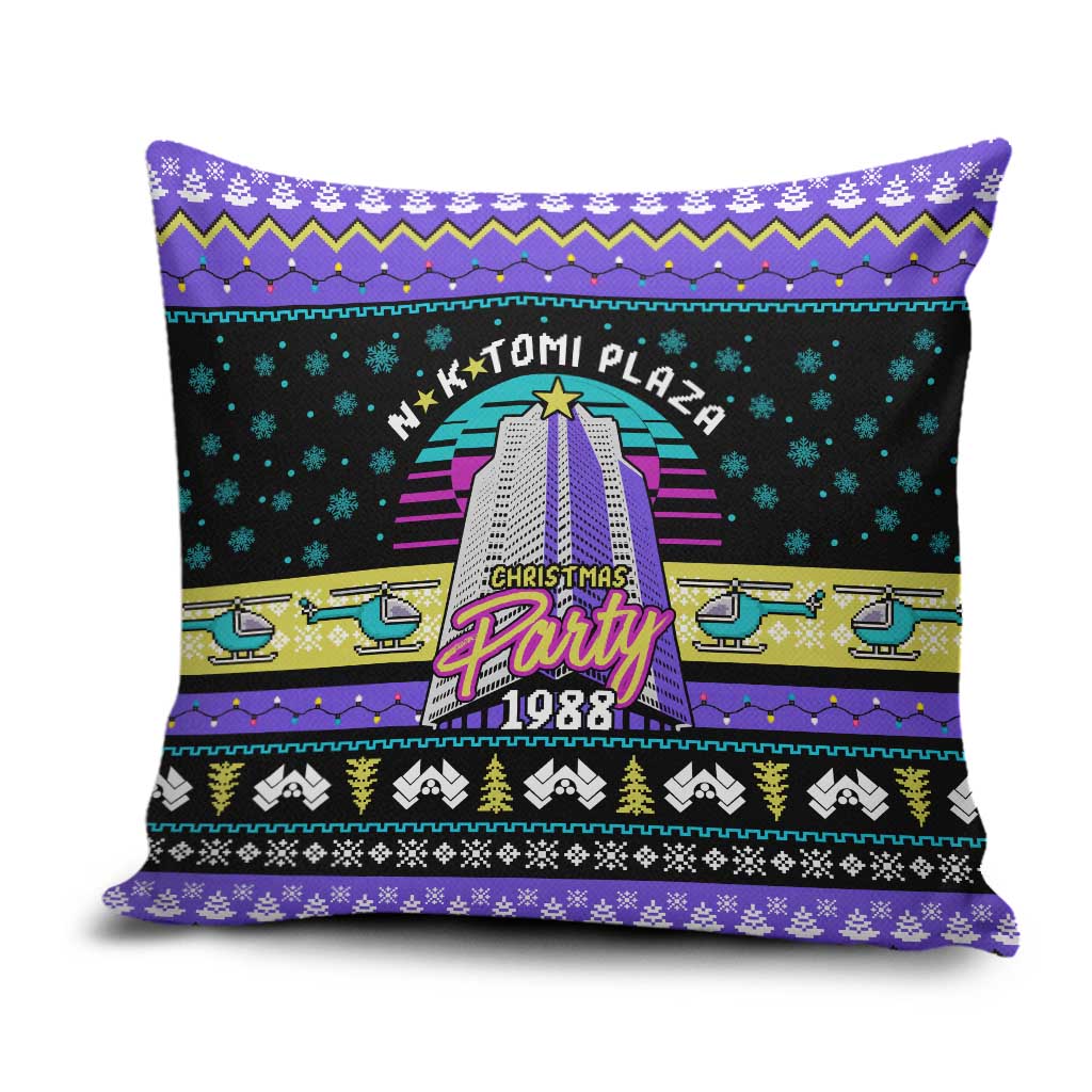 Christmas Party 1988 Nakatomi Plaza Pillow Cover Xmas Holiday Patterns - Wonder Print Shop