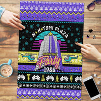 Christmas Party 1988 Nakatomi Plaza Puzzle Xmas Holiday Patterns - Wonder Print Shop