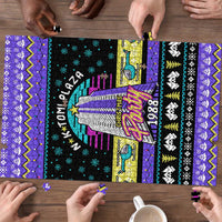 Christmas Party 1988 Nakatomi Plaza Puzzle Xmas Holiday Patterns - Wonder Print Shop