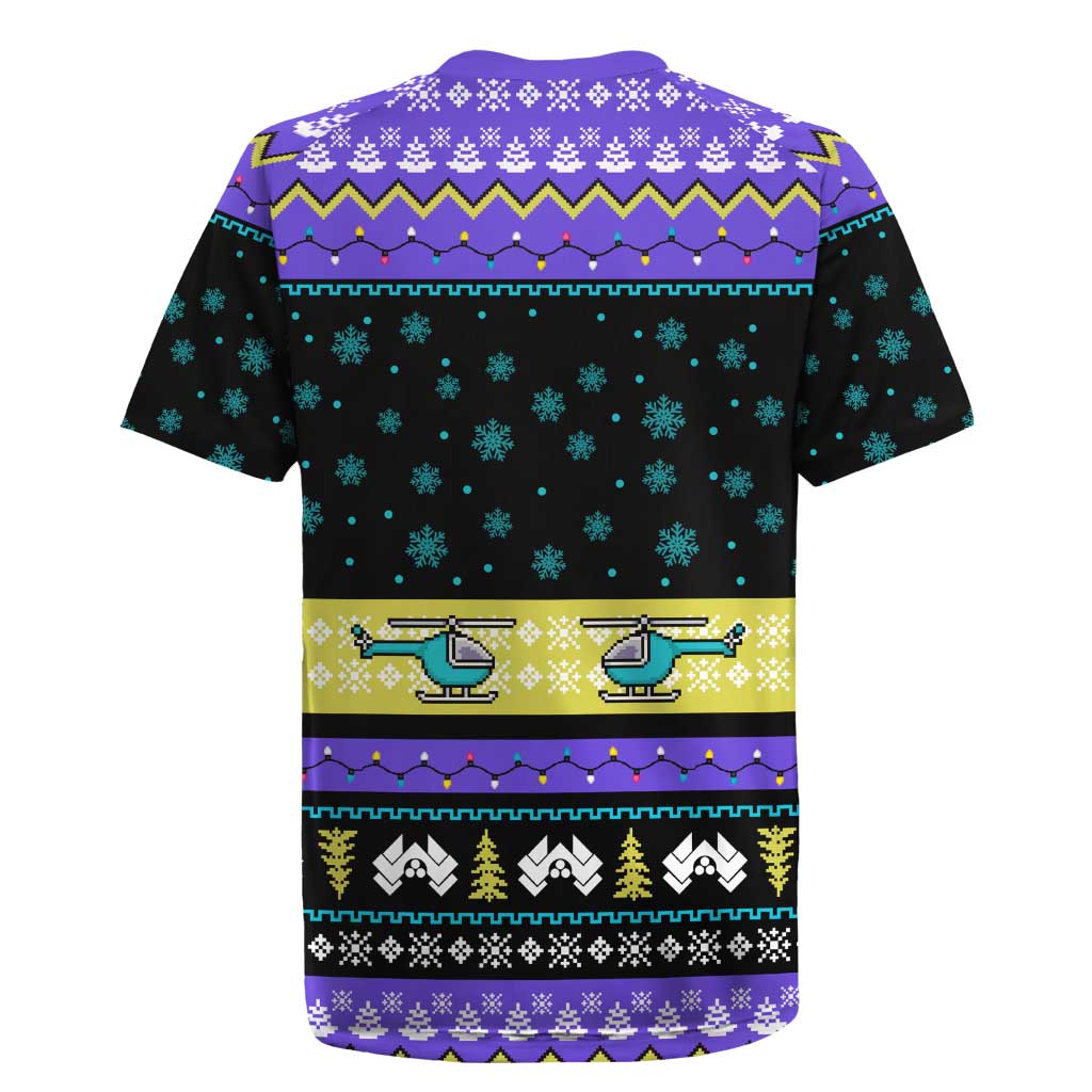 Christmas Party 1988 Nakatomi Plaza Rugby Jersey Xmas Holiday Patterns - Wonder Print Shop