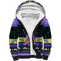 Christmas Party 1988 Nakatomi Plaza Sherpa Hoodie Xmas Holiday Patterns - Wonder Print Shop