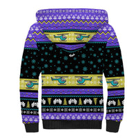 Christmas Party 1988 Nakatomi Plaza Sherpa Hoodie Xmas Holiday Patterns - Wonder Print Shop