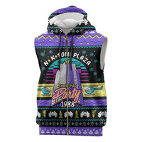Christmas Party 1988 Nakatomi Plaza Sleeveless Zip Hoodie Xmas Holiday Patterns - Wonder Print Shop