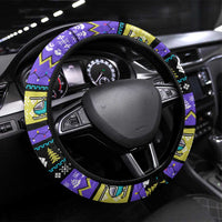 Christmas Party 1988 Nakatomi Plaza Steering Wheel Cover Xmas Holiday Patterns - Wonder Print Shop