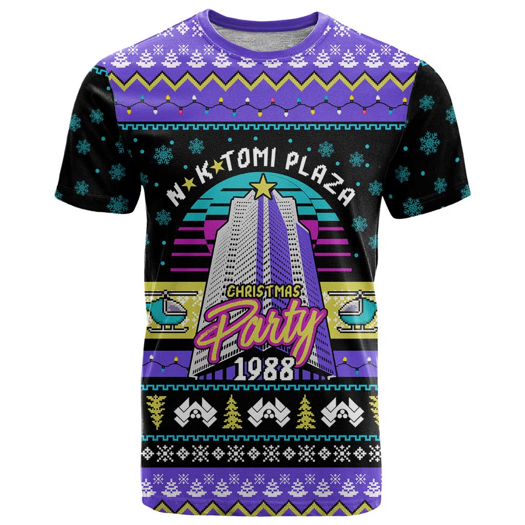 Christmas Party 1988 Nakatomi Plaza T Shirt Xmas Holiday Patterns - Wonder Print Shop