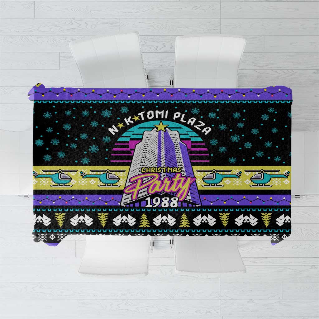 Christmas Party 1988 Nakatomi Plaza Tablecloth Xmas Holiday Patterns - Wonder Print Shop