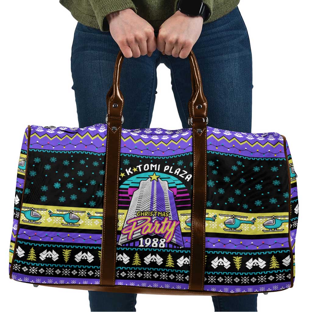 Christmas Party 1988 Nakatomi Plaza Travel Bag Xmas Holiday Patterns - Wonder Print Shop
