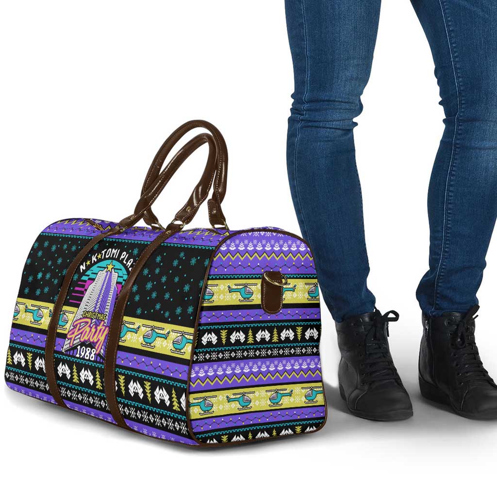 Christmas Party 1988 Nakatomi Plaza Travel Bag Xmas Holiday Patterns - Wonder Print Shop