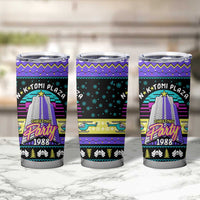 Christmas Party 1988 Nakatomi Plaza Tumbler Cup Xmas Holiday Patterns - Wonder Print Shop