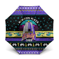 Christmas Party 1988 Nakatomi Plaza Umbrella Xmas Holiday Patterns - Wonder Print Shop