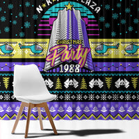 Christmas Party 1988 Nakatomi Plaza Window Curtain Xmas Holiday Patterns - Wonder Print Shop