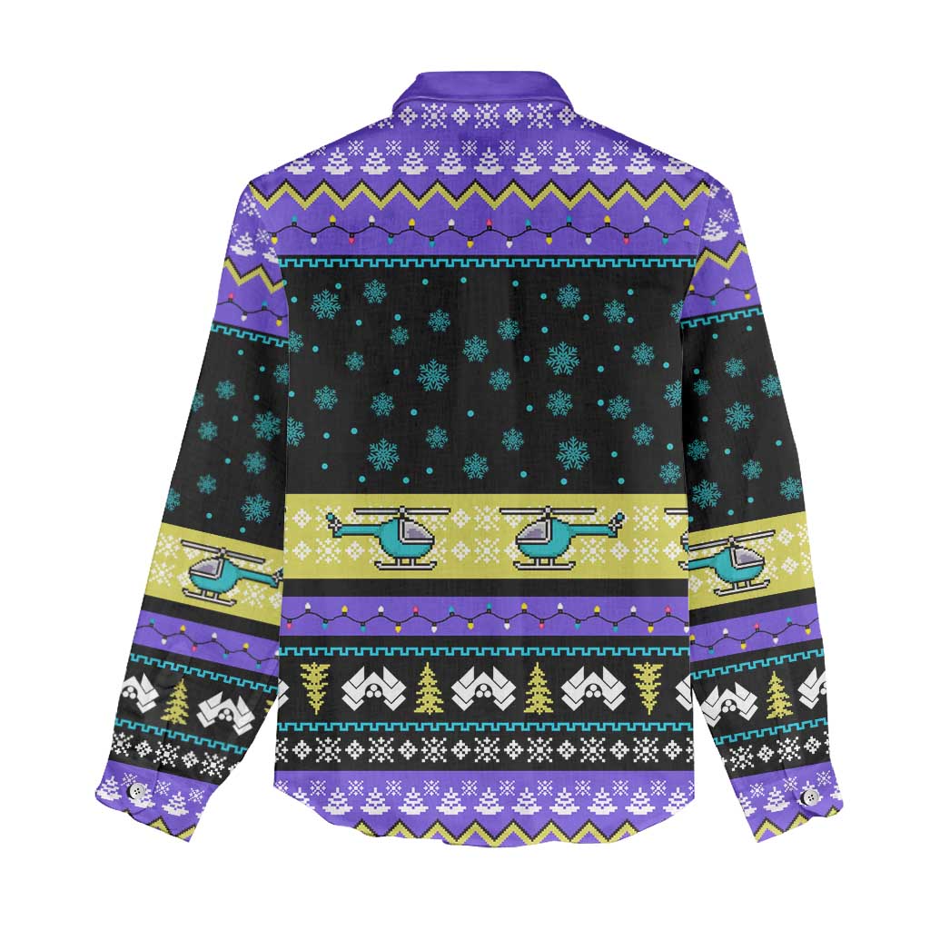 Christmas Party 1988 Nakatomi Plaza Women Casual Shirt Xmas Holiday Patterns - Wonder Print Shop