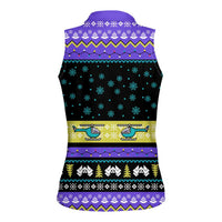 Christmas Party 1988 Nakatomi Plaza Women Sleeveless Polo Shirt Xmas Holiday Patterns - Wonder Print Shop