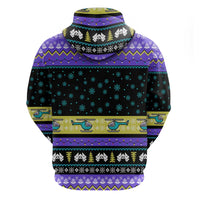 Christmas Party 1988 Nakatomi Plaza Zip Hoodie Xmas Holiday Patterns - Wonder Print Shop