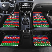 Dead Inside But Jolly Af Christmas Skeleton Car Mats Xmas Holiday Patterns - Wonder Print Shop