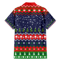 Dead Inside But Jolly Af Christmas Skeleton Family Matching Off Shoulder Short Dress and Hawaiian Shirt Xmas Holiday Patterns - Wonder Print Shop