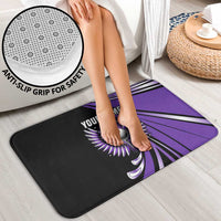 Personalized Purple Winged Golf Ball Bathroom Set Bold Golf Graphic Design - Wonder Print Shop