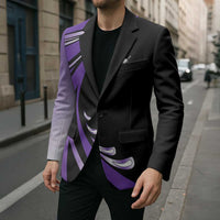 Personalized Purple Winged Golf Ball Blazer Bold Golf Graphic Design - Wonder Print Shop