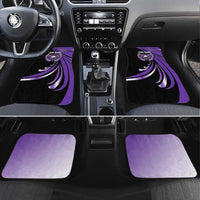 Personalized Purple Winged Golf Ball Car Mats Bold Golf Graphic Design - Wonder Print Shop