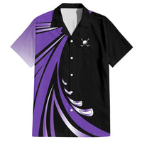 Personalized Purple Winged Golf Ball Family Matching Tank Maxi Dress and Hawaiian Shirt Bold Golf Graphic Design - Wonder Print Shop