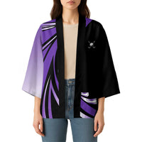 Personalized Purple Winged Golf Ball Kimono Bold Golf Graphic Design - Wonder Print Shop