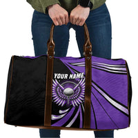 Personalized Purple Winged Golf Ball Travel Bag Bold Golf Graphic Design - Wonder Print Shop