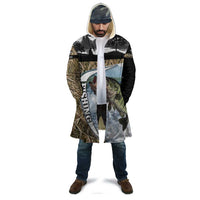 Personalized Largemouth Bass Fishing Cloak with Camo Reeds - Outdoor Angler Design - Wonder Print Shop