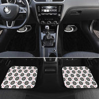 Personalized Black and White Dartboard Car Mats Bullseye Target Design for Dart Players - Wonder Print Shop