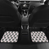 Personalized Black and White Dartboard Car Mats Bullseye Target Design for Dart Players - Wonder Print Shop