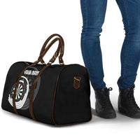 Personalized Black and White Dartboard Travel Bag Bullseye Target Design for Dart Players - Wonder Print Shop