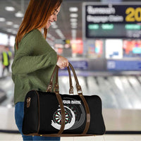 Personalized Black and White Dartboard Travel Bag Bullseye Target Design for Dart Players - Wonder Print Shop