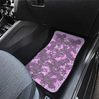 Rosa Parks Car Mats Purple Floral Pattern Civil Rights Tribute Bold Name Repeated Text Design - Wonder Print Shop