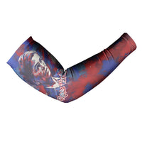 Rosa Parks Arm Sleeves Red Blue Abstract Art Portrait Sitting Down to Stand Up Quote Civil Rights Tribute - Wonder Print Shop