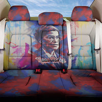 Rosa Parks Back Car Seat Cover Red Blue Abstract Art Portrait Sitting Down to Stand Up Quote Civil Rights Tribute - Wonder Print Shop