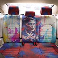 Rosa Parks Back Car Seat Cover Red Blue Abstract Art Portrait Sitting Down to Stand Up Quote Civil Rights Tribute - Wonder Print Shop