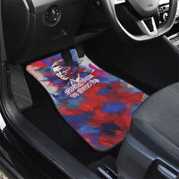 Rosa Parks Car Mats Red Blue Abstract Art Portrait Sitting Down to Stand Up Quote Civil Rights Tribute - Wonder Print Shop