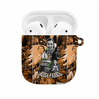 Rosa Parks AirPods Case Sepia Collage Design Civil Rights Icon I Believe There Is Only One Race Quote - Wonder Print Shop